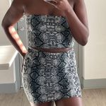 Snake Print Skirt Set Multiple Size XS Photo 0