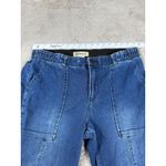 Democracy  Women's 'Ab' Solution Denim‎ Jogger Pants Blue Comfort Size 14 Photo 4