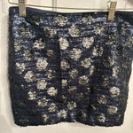 Broadway & Broome Womens skirt sequin size 0 blue sexy going out Photo 0