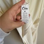 Zyia Active Cream White Sheer Back Sleeveless Tank Blouse Womens M Athletic Photo 3