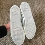 Converse Dainty Mary Jane Slip Strap Shoes Silver Metallic Sneakers Leather Photo 6