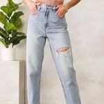Levi's Premium High Loose Taper Jeans 29 Here To Stay Distressed Light Wash Photo 2