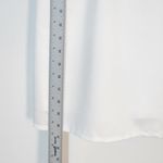 Lulus  White Satin Mini Dress Size Medium Bridal Puffy Sleeve Cocktail Dress Photo 7