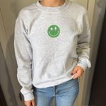 Mental Health Crewneck Grey and Green Photo 1