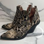 Jeffrey Campbell  x Free People Women's Snakeskin Festival Boho Ankle Boots Sz 7 Photo 2