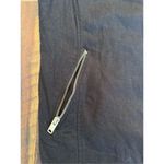 a.n.a  linen blend biker motorcycle vest full zip size small Photo 1