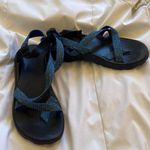 Chacos Chaco | Blue & Black Strapy Adjustable Hiking Sandals Women’s Size 11 Photo 0