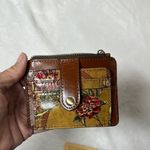 Patricia Nash NWT  Brown and Red Floral Wallet My European Trip Photo 8