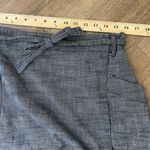 Gap True Wrap Skirt Indigo Blue Cotton Straight Short Pockets ~ Women’s Size M Photo 13