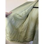 Eileen Fisher  Light Green Quilted Button Front Jacket Size 1X FLAWS Cotton Blend Photo 9