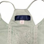 Blue Rain Francescas  Mint Green Y2K Going Out Lace Overlay Fairy Tank Top Large Photo 6