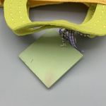 Large Yellow Embroidered Felt Easter Bunny Bag Tote and Happy Easter Wooden Tag Size 0 Photo 6