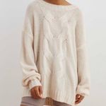 Aerie Cable-knit Cream Sweater Photo 0