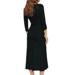 Reformation  Belmont Knit Dress in Black Size Small Photo 10
