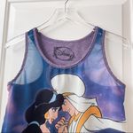 Disney Aladdin Sheer Tank Top Purple Medium Photo 2
