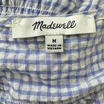 Madewell gingham seersucker Vneck top Photo 4