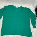 Zenana Outfitters  Green V-Neck Sweater Photo 6
