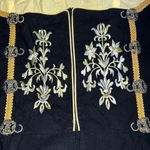 Sandal Original Italy Fit and Flare Dress U7 Black Size 10 Photo 3