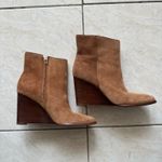 DV by Dolce Vit Dolce Vita Wedge Ankle Booties Tan Suede Photo 2