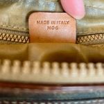 CELINE Brown Macadam Vintage Wristlet Clutch Pouch Photo 14