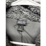 Patagonia  Los Gatos Fleece Vest Womens Medium Dark Gray Fuzzy Teddy Hiking Photo 1