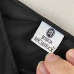 Jessica McClintock  Black Poncho with Red Floral Design Photo 6