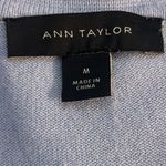 Ann Taylor  Faux Wrap Sweater‎ Blue Medium Photo 7