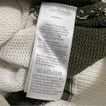 Madewell  Loose-Knit Crewneck Sweater striped green ivory white size S Photo 4