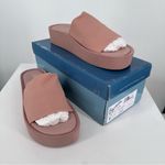 Seychelles Catamaran Blush Platform Sandals size 9 Slip On Fabric Solid Photo 1