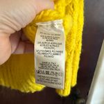 SLEEPING ON SNOW Anthropologie Bright Lights Yellow Alpaca Pointelle Sweater XS Photo 3