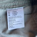 American Eagle  Cargo Wide Legs Mid Rise Pants Size 6 Olive Green Photo 3
