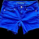 American Eagle Women’s  Bright Blue Shorts - Size 4 Photo 1