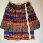 Rose + Olive NWT Womens Multicolor Boho Abstract Off the Shoulder Blouse Sz S Photo 7