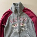 American Vintage Campus Crew Vassar College Varsity Zip Up Jacket Photo 1