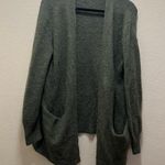 Madewell Green Cozy Walker Cardigan Slouchy Open Front Sweater Alpaca Sz Small Photo 2