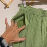 Madewell Light Green Gauzey Pants size Medium Photo 4