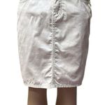 Jag jeans Jag White Cotton Stretch Denim 5 Pocket Casual Jean Mini Midi Skirt Womens 8 Photo 0