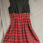 NWT Lady Dorby Black Red Pleated Skirt Outfit Womens Size 16W Photo 2