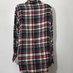 BB Dakota Women’s Navy/Red/White Plaid Shirt Size L Photo 3