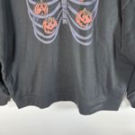 Torrid Skeleton Pumpkin Rib Cage Graphic Sweatshirt Pullover Women Size 0 Photo 2