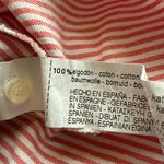 ZARA pink and white striped long sleeve button down shirt women's size XS Photo 7