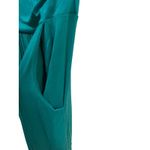 Vanilla Bay  Teal Turquoise Strapless Maxi Dress M/L Pockets Ruched Bodice Photo 2