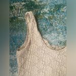 Vintage Lucie Ann II nude lace cami, size medium 36 Tan Photo 4