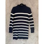Vineyard Vines NWT Women's Roll Neck Stripe Sweater Dress Size L Merino Wool Photo 6