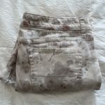 Merona Cream and Gray Floral Cropped Skinny Jeans Photo 6