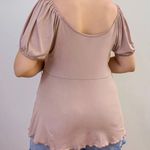 SheIn Tie Front Blouse Photo 1