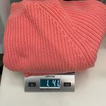 J. Jill Coral‎ Knit Sweater Tunic Top, Medium, Long Sleeve, Casual Everyday Pink Photo 6