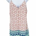 Free People Sophia Bohemian Print Sleeveless Shorts Romper Photo 1