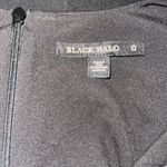 Black Halo NEW  Jackie O Belted Romper belted Jumpsuit black size 0 Photo 4