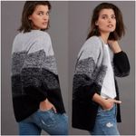Gentle Fawn Anthropologie  Gray‎ Black Striped Knit Eda Cardigan Size XS Photo 1